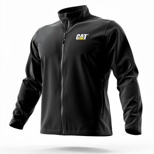 CAT Caterpillar Men’s Softshell Jacket Black XL New With Tags In Bag 1438628-04